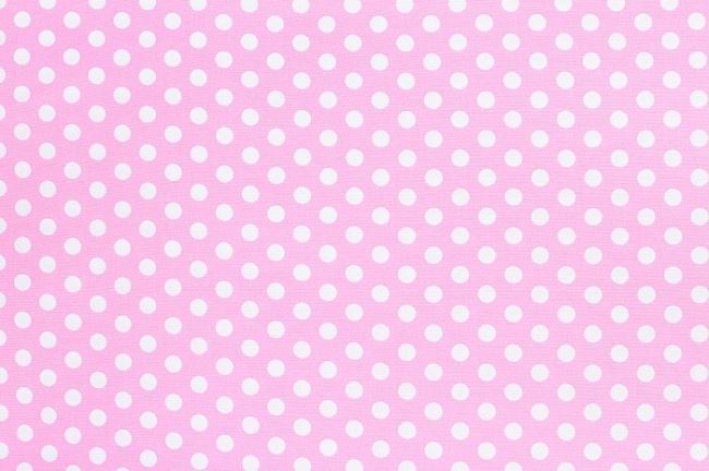 Light pink cotton with polka dots 05576/011