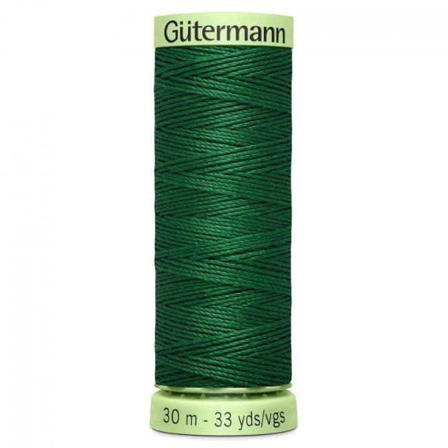 Extra strong Gütermann sewing thread in green color J-237