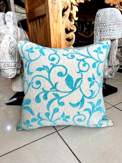 Cushion cover from Bali in red color with decorative ornaments size 50x50 cm BALI22