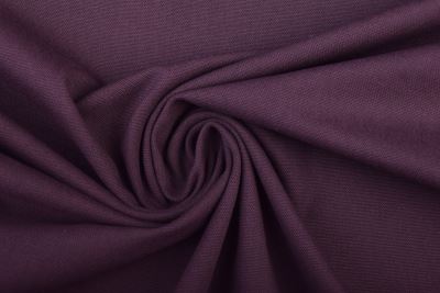 Canvas upholstery fabric in dark purple color PAR2590