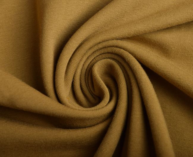 Cotton knit in golden brown color 05438/186361