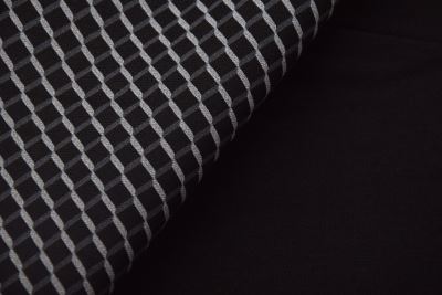 Patterned knit Punto di Prada in black with decorative print DS-GL18 (5)