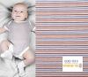 Cotton knitwear from the BABY collection with colored stripes 19454/051