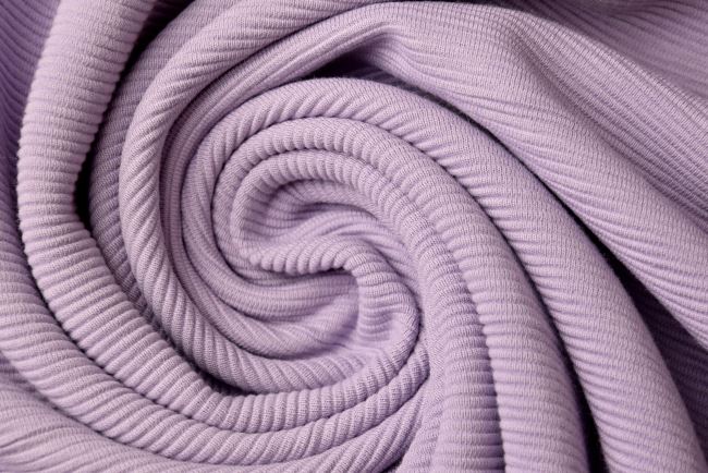 Rib knit Ottoman 2nd grade in lilac color K80001-047D