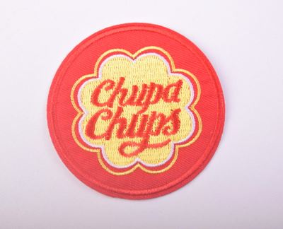 Iron-on patch with Chupa Chups inscription TH380