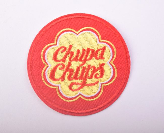 Iron-on patch with Chupa Chups inscription TH380