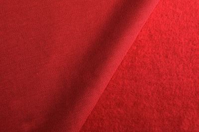 Brushed French Terry tracksuit in red DS-TU24153