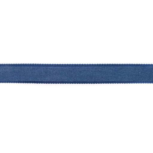 Denim ribbon in blue color 43092