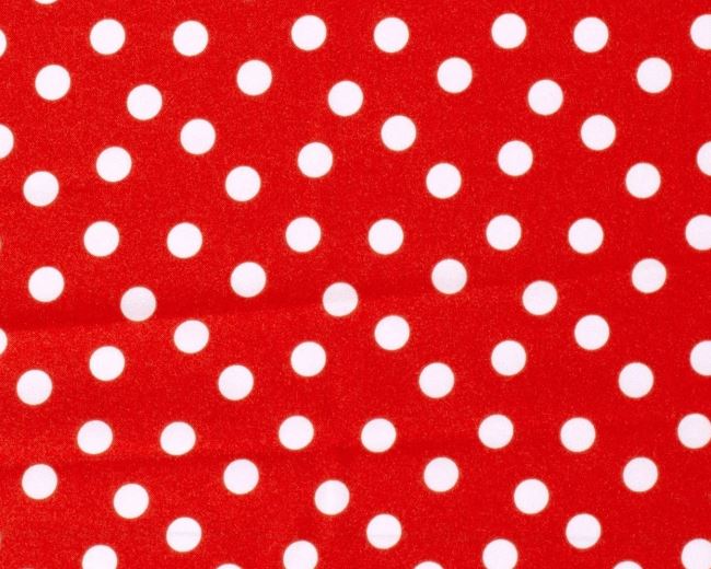 Rongo in red with white dots 20810/015