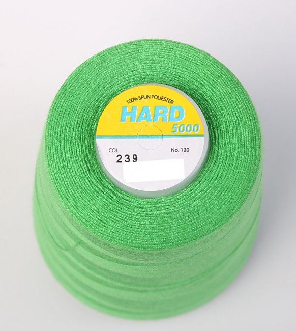 5000 yard spool green sewing thread I-N50-40-239