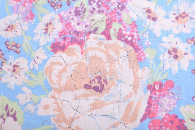 American flower print patchwork cotton 199PYOPM/155