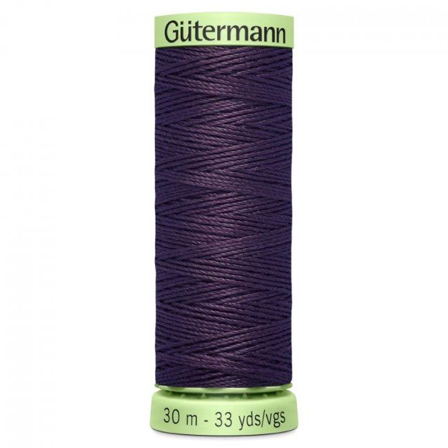 Gütermann extra strong sewing thread in dark purple color J-512