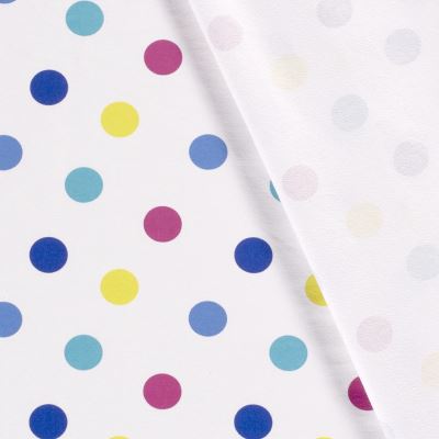 French Terry tracksuit in white with a print of large dots 19637/050 (5)