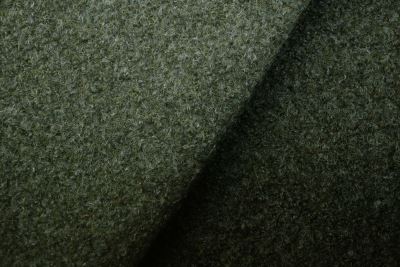 Boiled wool in green color TI2042