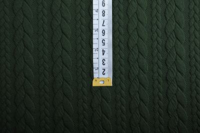 Knitwear in dark green color with braids 13423/201 (4)