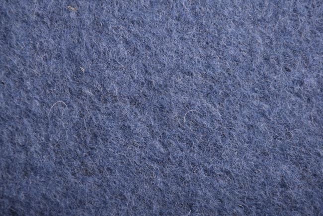 Boiled wool in blue color 2099/675