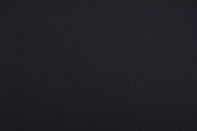 Costume fabric with admixture of wool in dark blue color MI86406/566