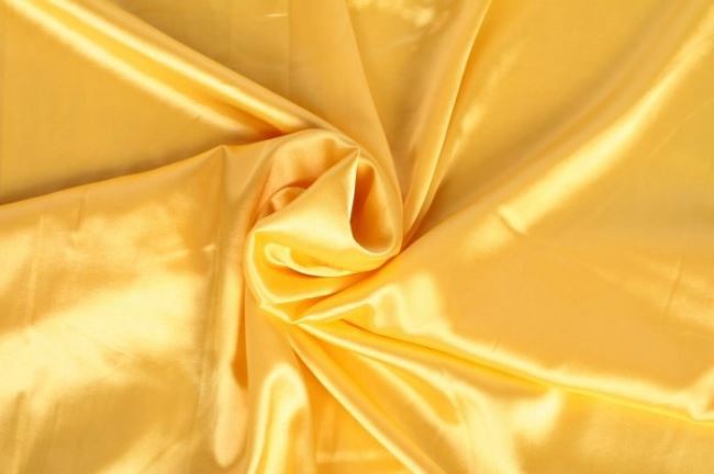 Satin in yellow color 0141/560