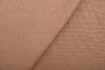 Combed cotton fabric in brown color DS-MOR4076