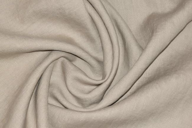Washed linen in beige color 0872/178