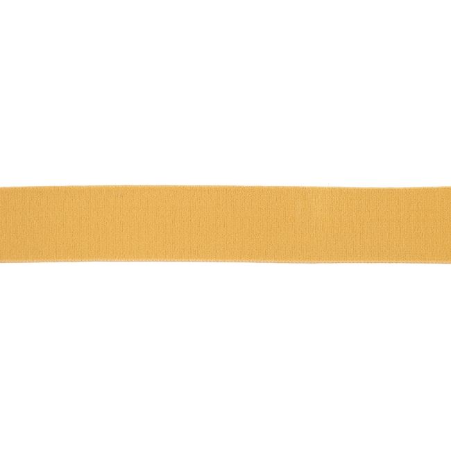 Clothes elastic 30 mm wide in dark yellow color 686R-185362