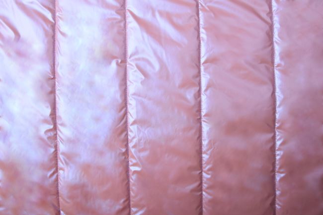 Stitching with gloss in light pink color with decorative stitching and lining CS-419