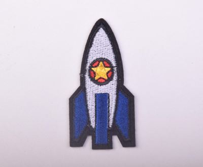Rocket iron-on patch TH363