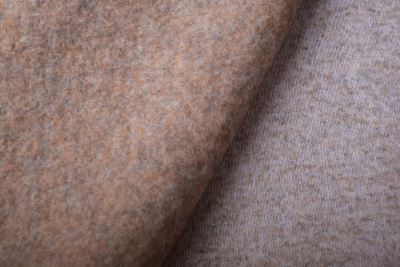 Boiled wool in dark beige color DS-GL2110