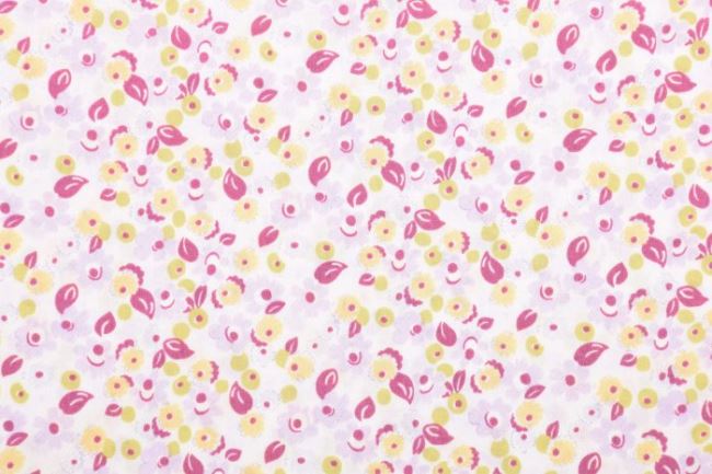 American cotton patchwork with painted flower print 199PYOPM/105