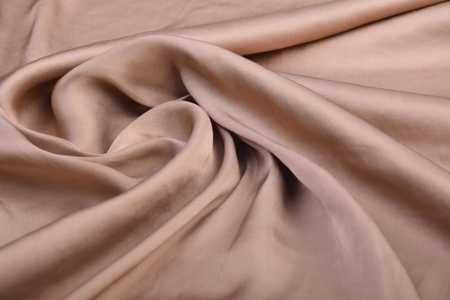 Viscose fabric in beige color with shine MI71509/62P