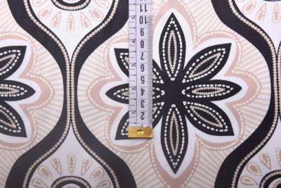 Viscose fabric with shine and ornament print MI82513/901 (3)