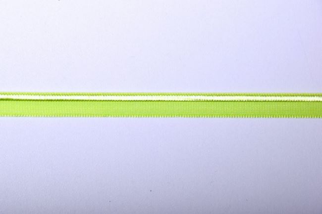 Edging elastic band in bright green, 1 cm wide 43618