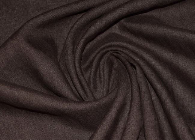Washed linen in brown color 0872/100