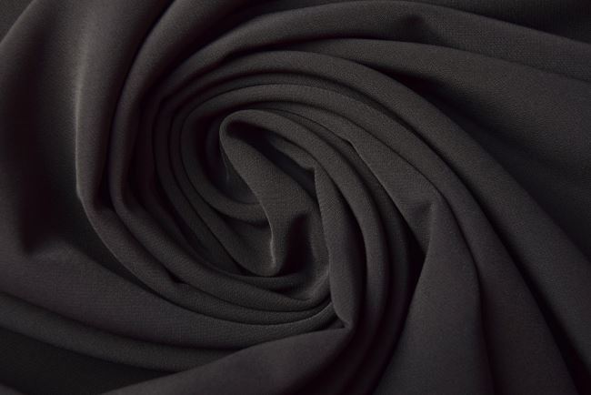 Costume fabric in dark brown color 10019/058