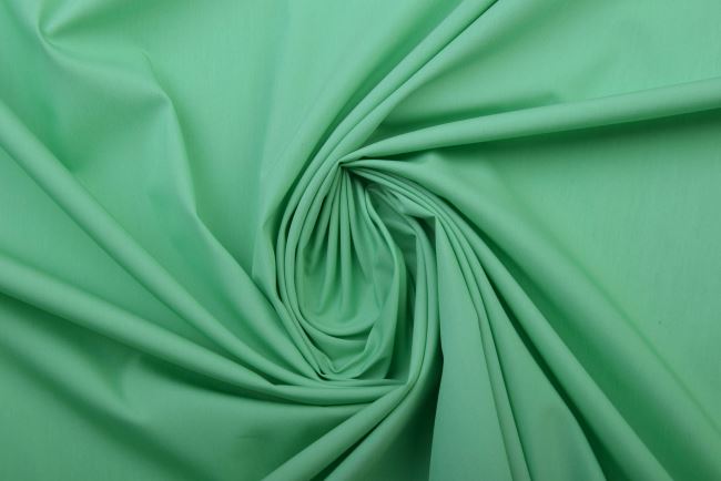 Cotton poplin in green color TI658