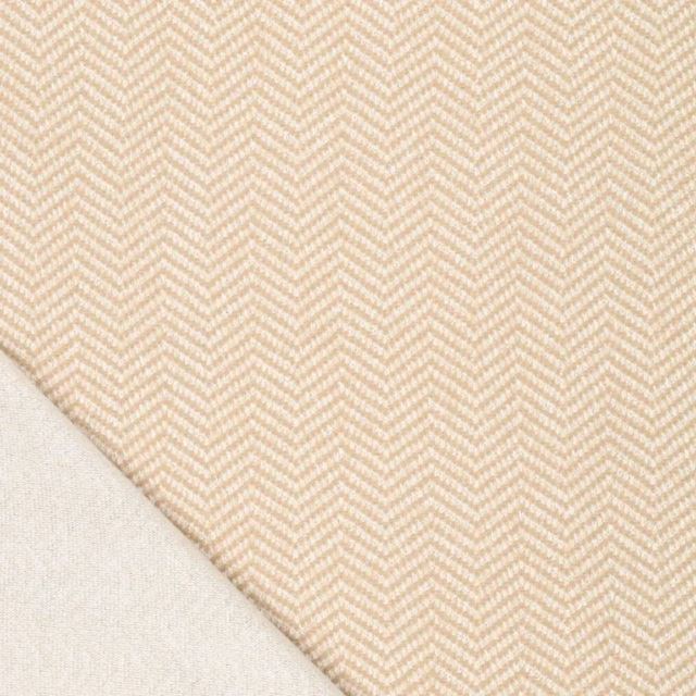 Knitted fabric with a zigzag pattern and fine pile 22224/178
