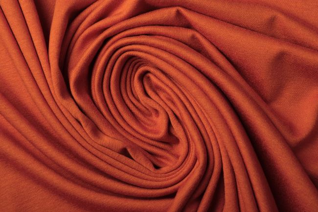 Viscose knit in orange color 09997/999/3