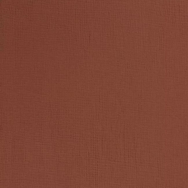 Muslin in red-brown color 03001/114