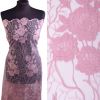 Lace in old pink color with flower motif CC8838/2018-013