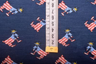 1 m viscose knit in blue with a funny print DS-KUP70 (1)