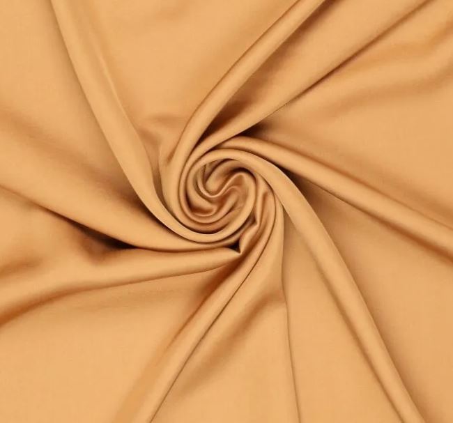 Viscose fabric in golden color with silk appearance 0837/095