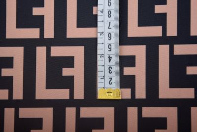 Barbie costume fabric in black with digital geometric print ET1957B (4)