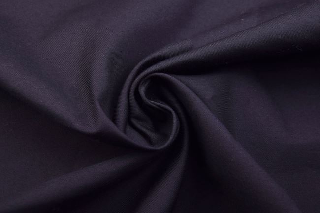Cotton twill - Gabardine in dark blue color TI573