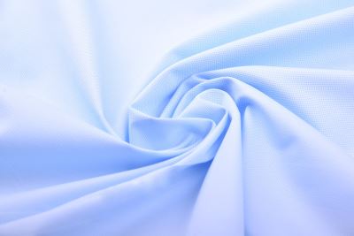 Functional knitwear of 2nd quality in light blue with small print MOR10026625
