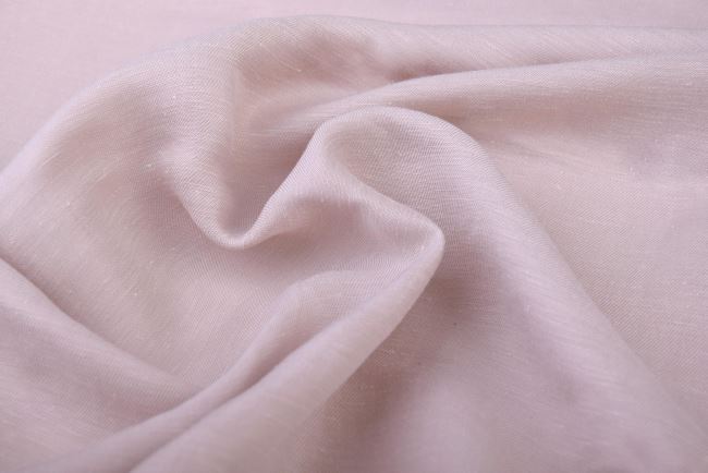 Cupro with linen blend in beige color QT164