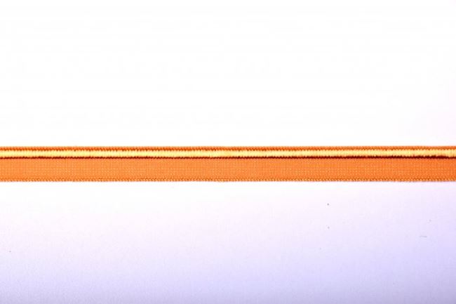 Edging elastic in mustard color, 1 cm wide 43612