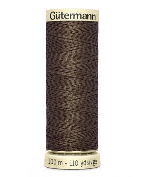 Universal sewing thread Gütermann in dark cocoa color 252