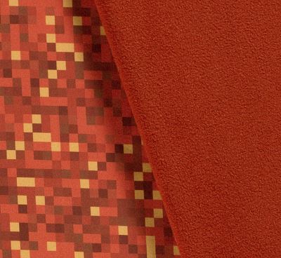 Softshell with digital print of small red cubes 20432/015 (1)
