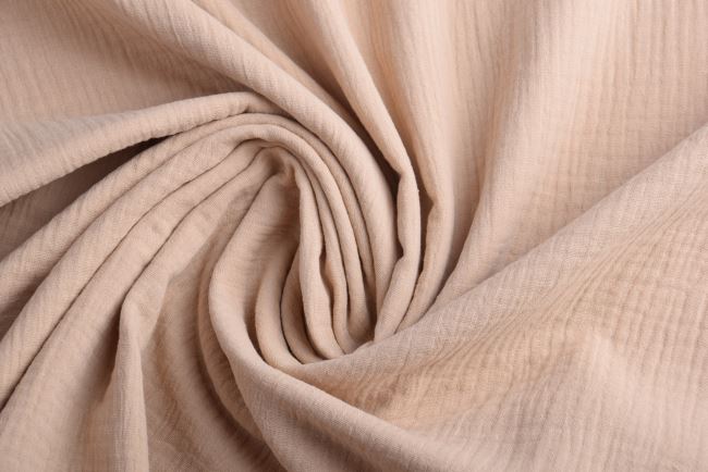 Muslin in caramel color 0698/171