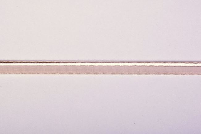 Edging elastic in beige color 1 cm wide 43629